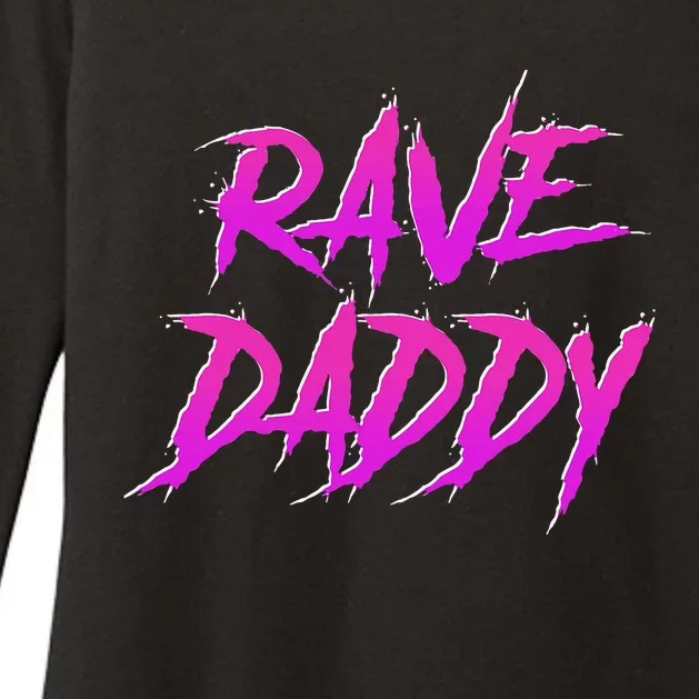 Techno Music Edm Party Raver Festival Rave Daddy Womens CVC Long Sleeve Shirt