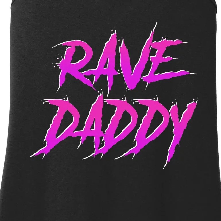 Techno Music Edm Party Raver Festival Rave Daddy Ladies Essential Tank