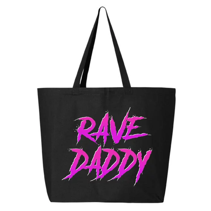 Techno Music Edm Party Raver Festival Rave Daddy 25L Jumbo Tote