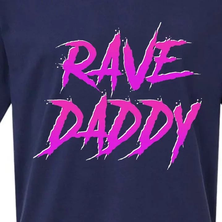 Techno Music Edm Party Raver Festival Rave Daddy Sueded Cloud Jersey T-Shirt