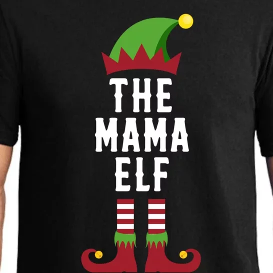 The Mama Elf Christmas Funny Gift For Mom Mum Or Mother Cute Gift Pajama Set