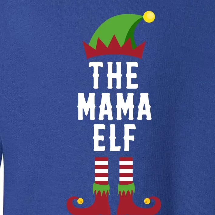 The Mama Elf Christmas Funny Gift For Mom Mum Or Mother Cute Gift Toddler Sweatshirt