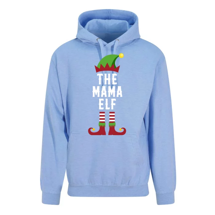 The Mama Elf Christmas Funny Gift For Mom Mum Or Mother Cute Gift Unisex Surf Hoodie