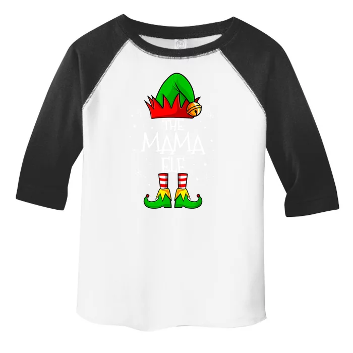 The Mama Elf Group Matching Family Christmas Mom Cool Gift Toddler Fine Jersey T-Shirt