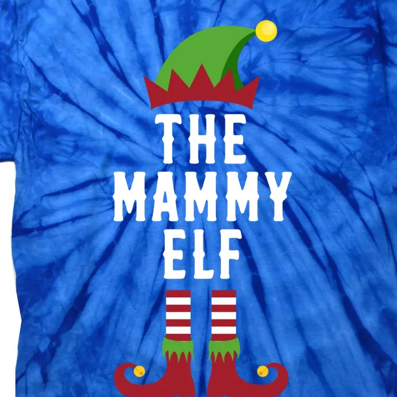 The Mammy Elf Christmas Funny Gift For Mom Mum Or Mother Gift Tie-Dye T-Shirt