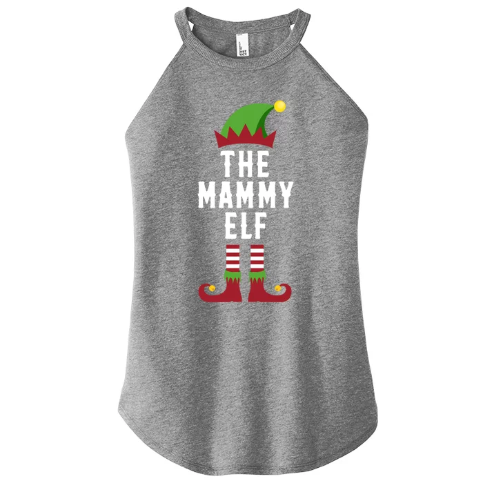 The Mammy Elf Christmas Funny Gift For Mom Mum Or Mother Gift Women’s Perfect Tri Rocker Tank