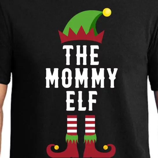 The Mommy Elf Christmas Funny Gift For Mom Mum Or Mother Gift Pajama Set