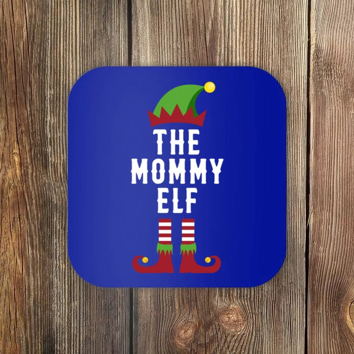 The Mommy Elf Christmas Funny Gift For Mom Mum Or Mother Gift Coaster