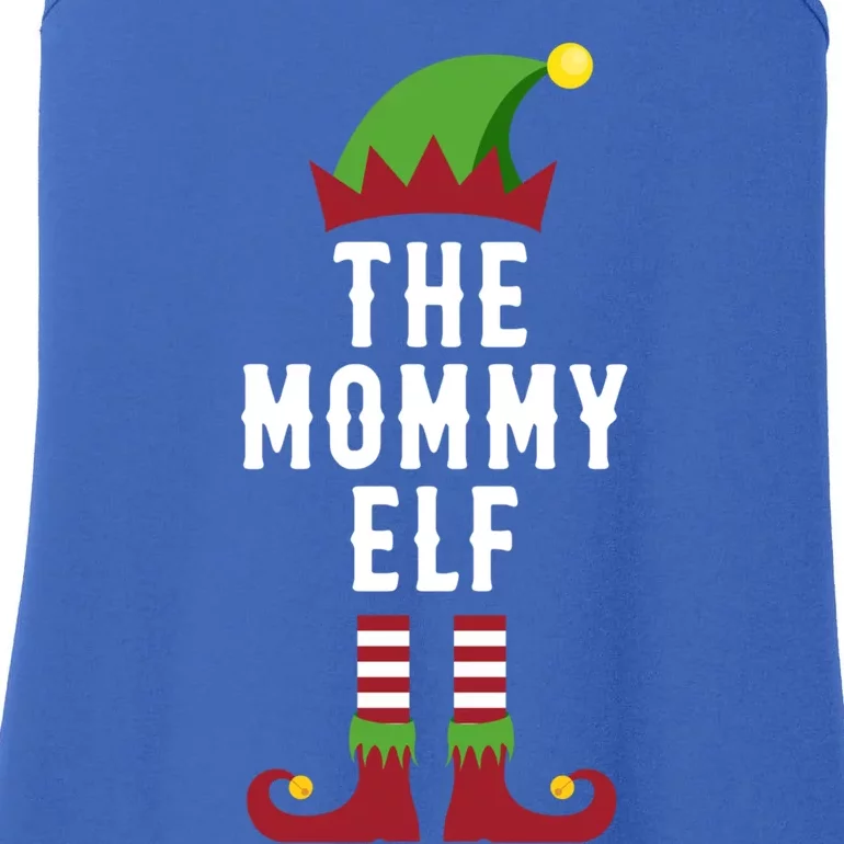 The Mommy Elf Christmas Funny Gift For Mom Mum Or Mother Gift Ladies Essential Tank