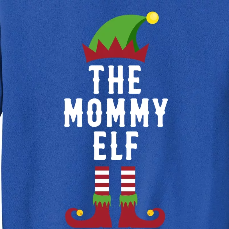 The Mommy Elf Christmas Funny Gift For Mom Mum Or Mother Gift Tall Sweatshirt