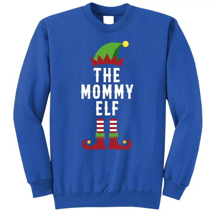 The Mommy Elf Christmas Funny Gift For Mom Mum Or Mother Gift Tall Sweatshirt