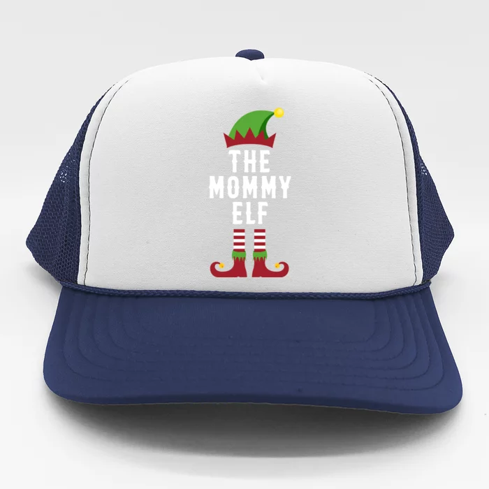 The Mommy Elf Christmas Funny Gift For Mom Mum Or Mother Gift Trucker Hat