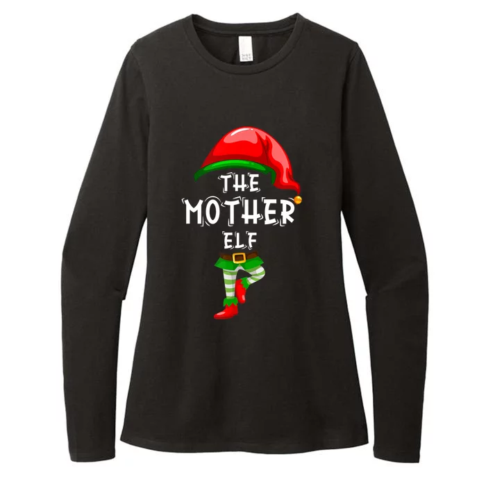 The Mother Elf Family Matching Group Idea Christmas Funny Gift Womens CVC Long Sleeve Shirt