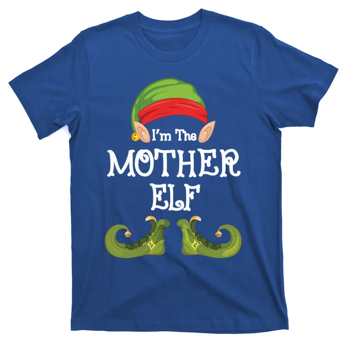 The Mother Elf Funny Matching Family Christmas Party Pajama Cute Gift T-Shirt