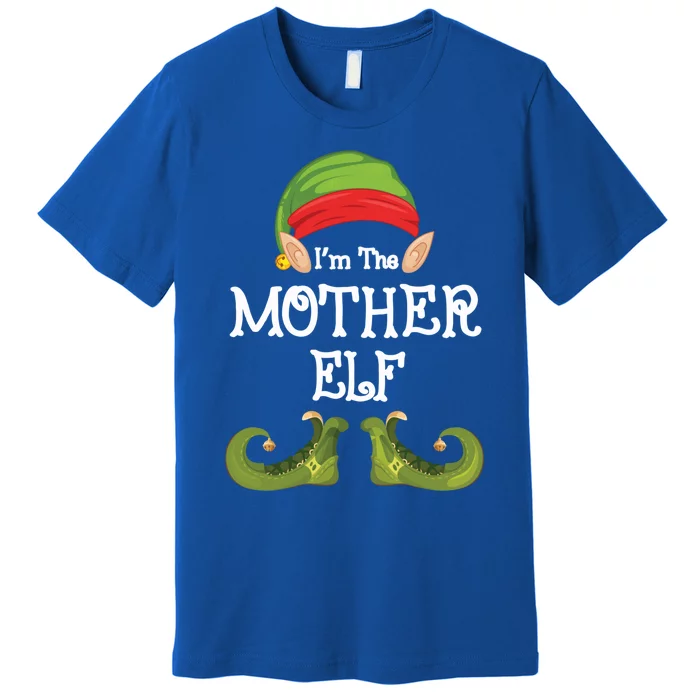 The Mother Elf Funny Matching Family Christmas Party Pajama Cute Gift Premium T-Shirt