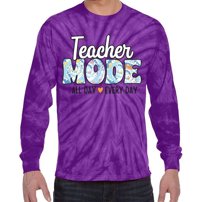 Teacher Mode Everyday Tie-Dye Long Sleeve Shirt