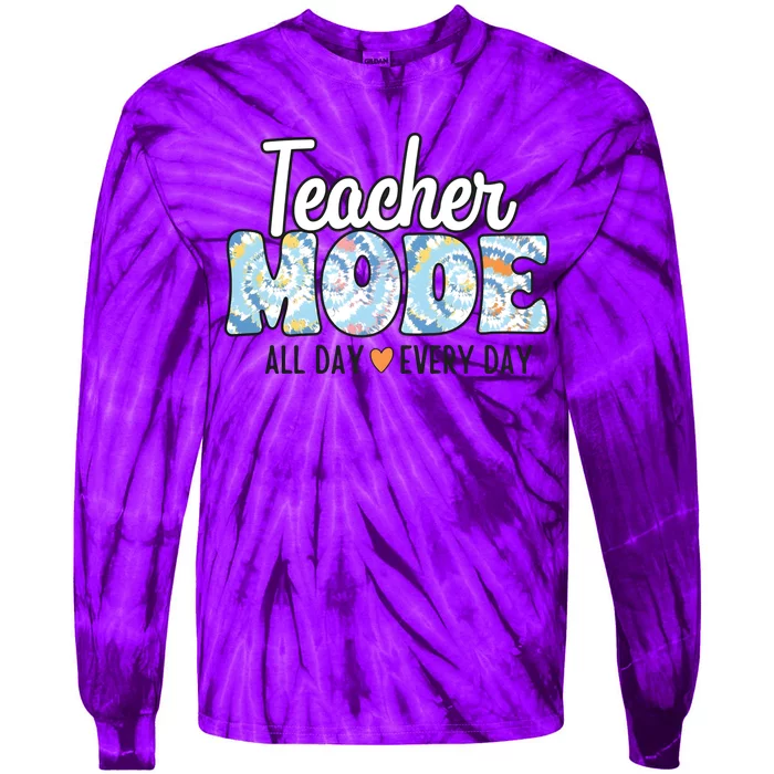 Teacher Mode Everyday Tie-Dye Long Sleeve Shirt