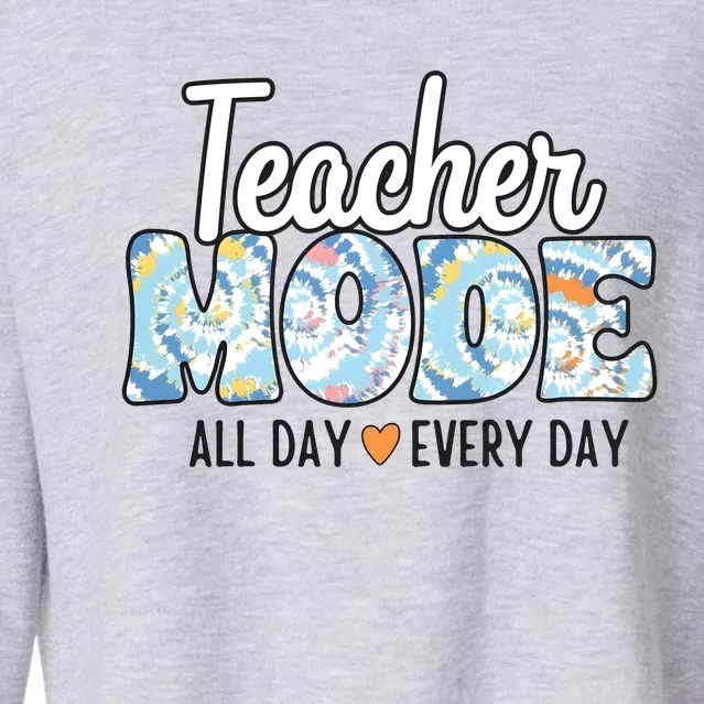 Teacher Mode Everyday Cropped Pullover Crew