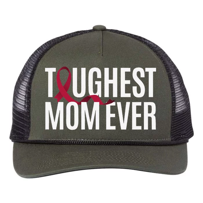 Toughest Mom Ever Factor V Leiden Retro Rope Trucker Hat Cap