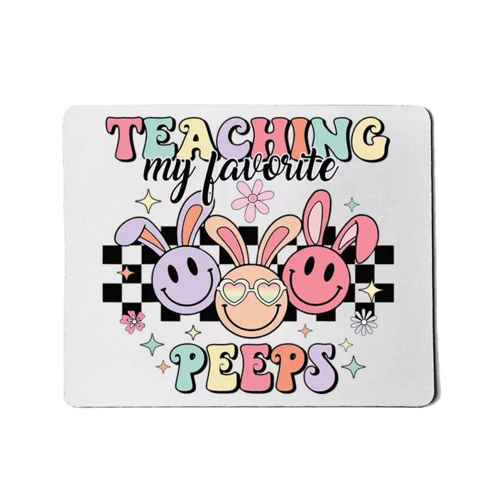 Teaching My Favorite Bunnies Smile Face Easter Day Teacher Mousepad