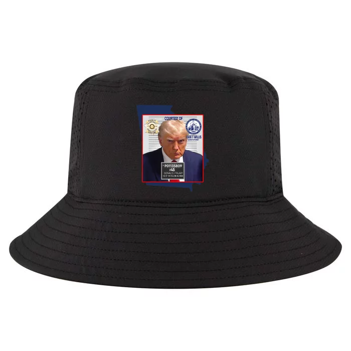 Trump Mugshot Fulton County GA Georgia Sheriff Cool Comfort Performance Bucket Hat