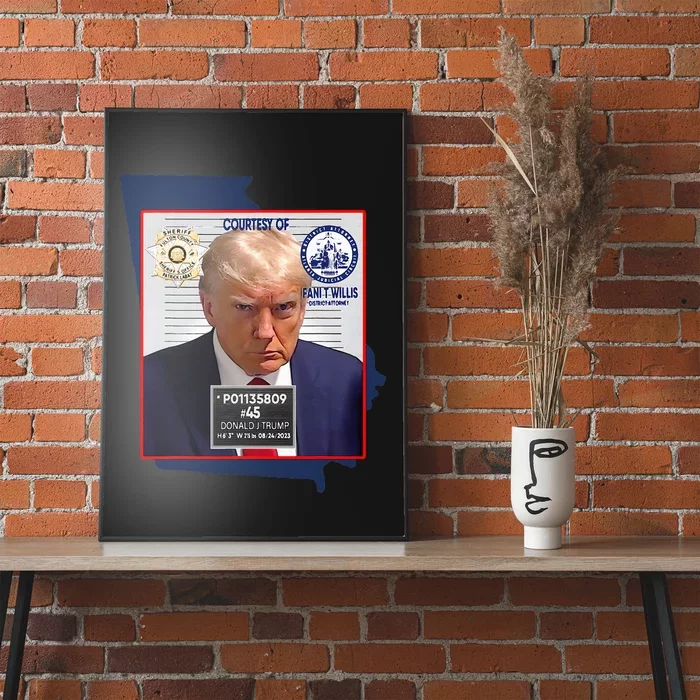 Trump Mugshot Fulton County GA Georgia Sheriff Poster