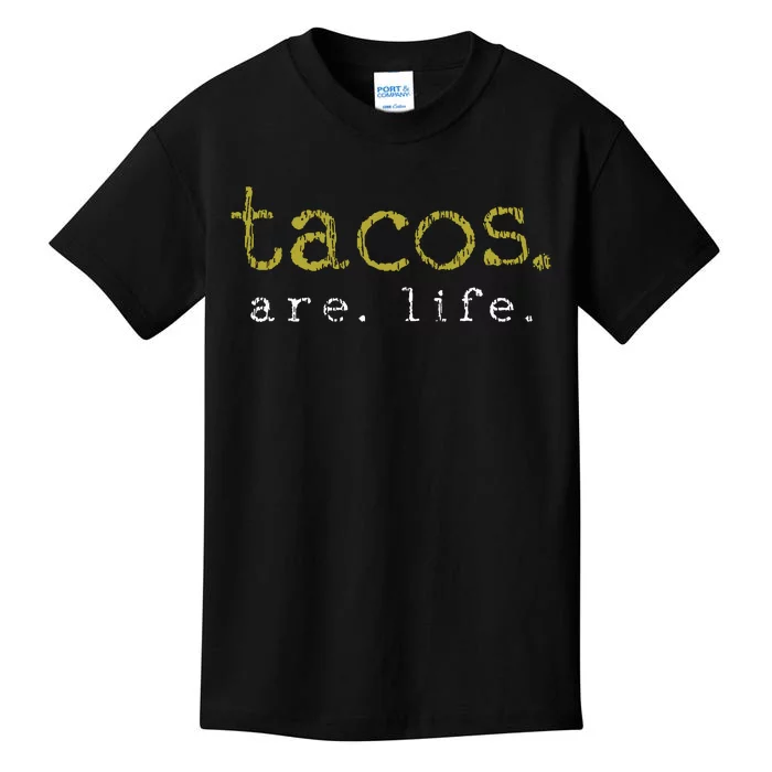 Taco Mexican Food Gift Taco Lover Kids T-Shirt