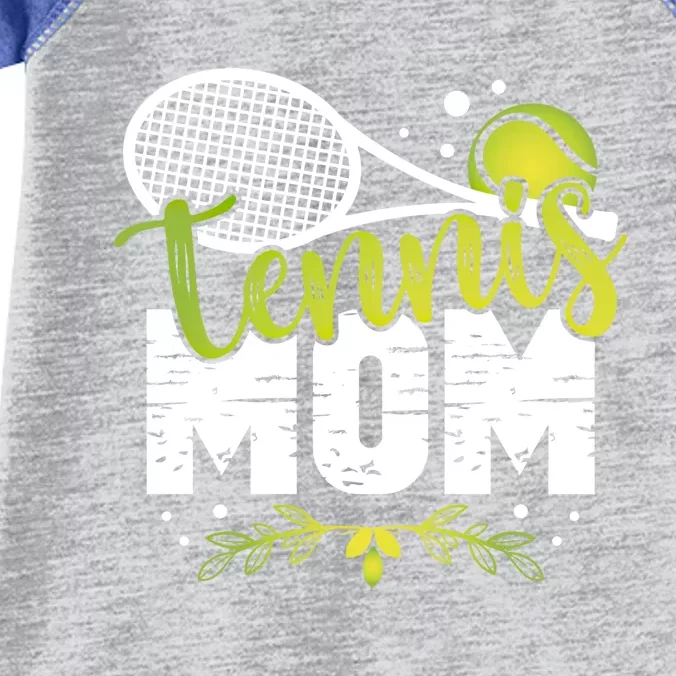 Tennis Mom For A Tennis Player Tennis Gift Infant Baby Jersey Bodysuit