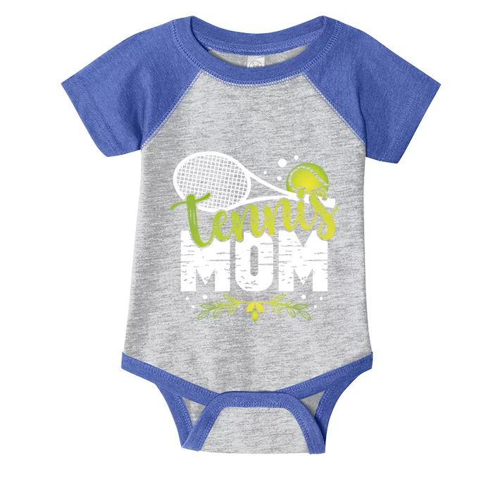 Tennis Mom For A Tennis Player Tennis Gift Infant Baby Jersey Bodysuit