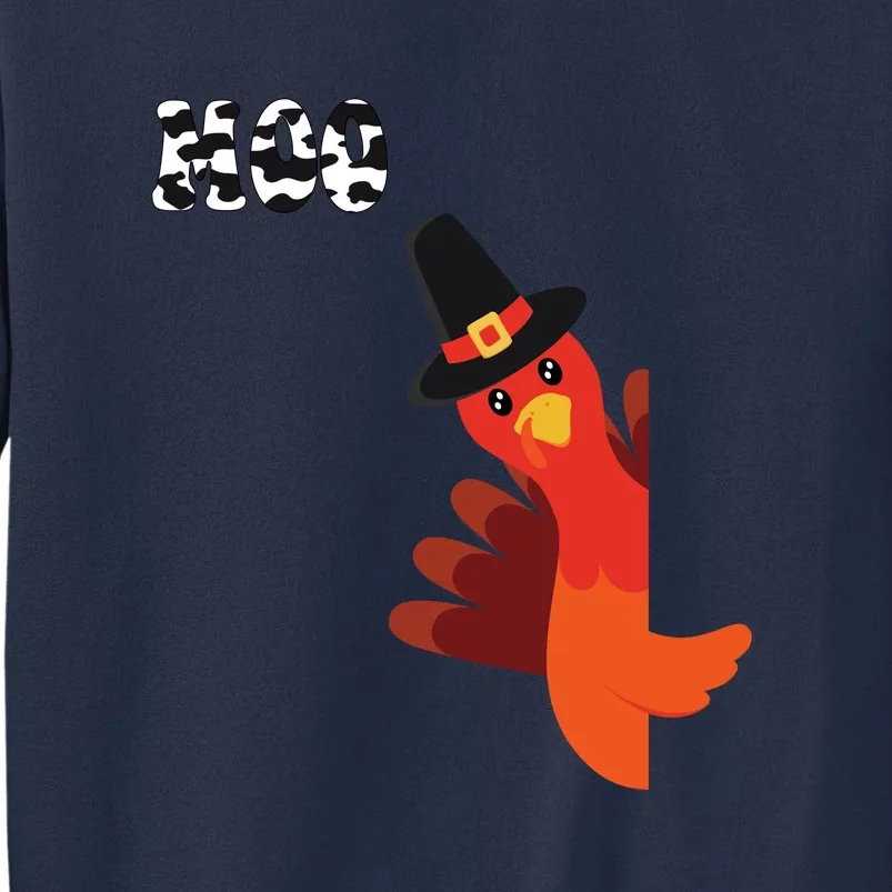 Turkey Moo Funny Thanksgiving Sweatshirt