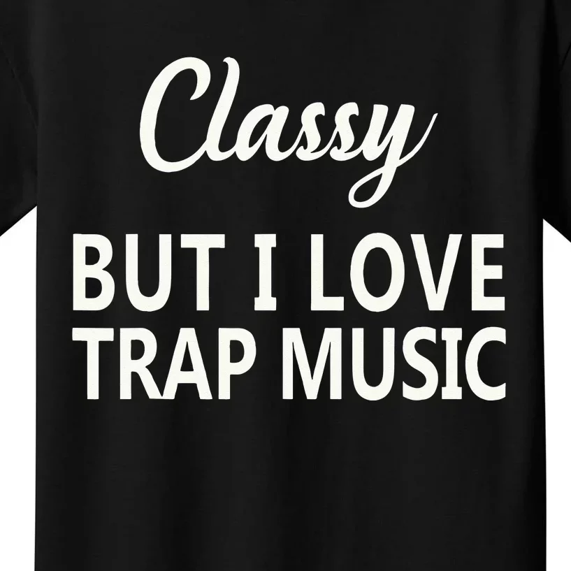 Trap Music Funny Rap Hip Hop Techno R&B Kids T-Shirt