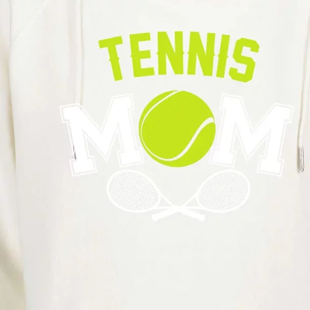 Tennis Mom Funny Tennis Player For MotherS Day Cool Gift Womens Funnel Neck Pullover Hood