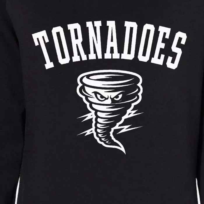 Tornadoes Mascot For Teams Players And Fans Womens California Wash Sweatshirt