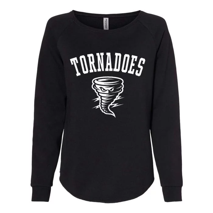 Tornadoes Mascot For Teams Players And Fans Womens California Wash Sweatshirt