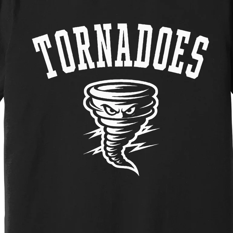 Tornadoes Mascot For Teams Players And Fans Premium T-Shirt