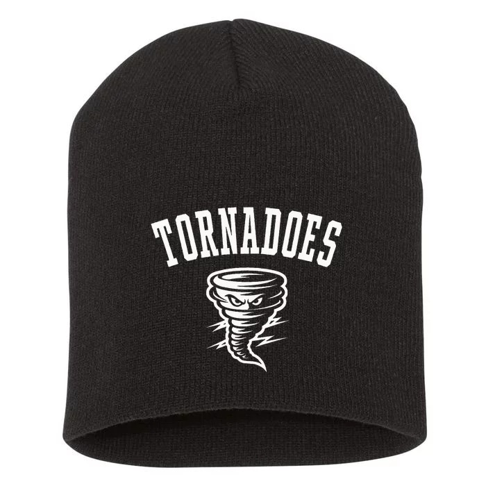 Tornadoes Mascot For Teams Players And Fans Short Acrylic Beanie