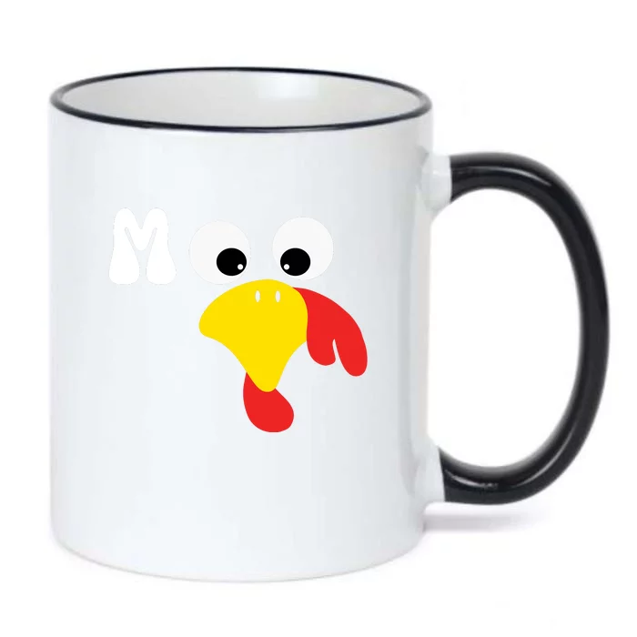 Turkey Moo Funny Thanksgiving IM A Cow Black Color Changing Mug