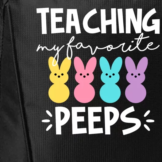 Teaching My Favorite Peeps Easter Teacher Cute City Backpack