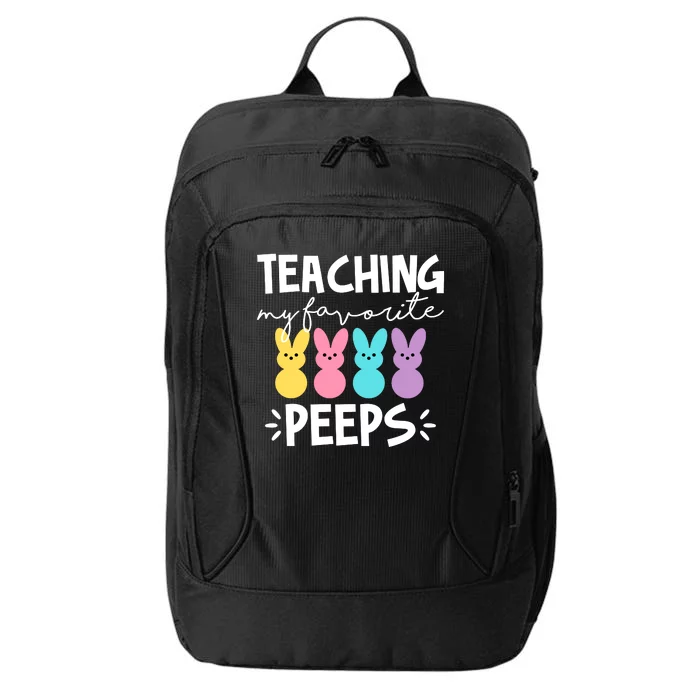 Teaching My Favorite Peeps Easter Teacher Cute City Backpack