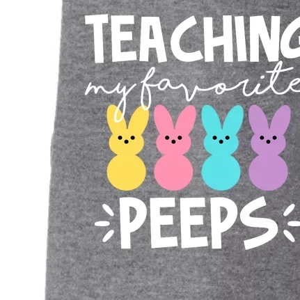 Teaching My Favorite Peeps Easter Teacher Cute Doggie 3-End Fleece Hoodie