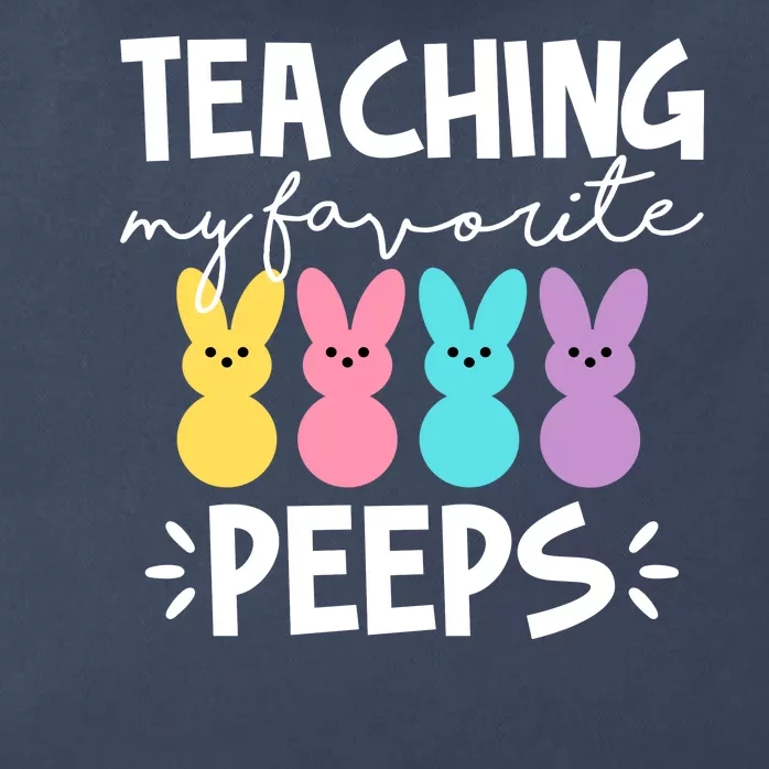 Teaching My Favorite Peeps Easter Teacher Cute Zip Tote Bag