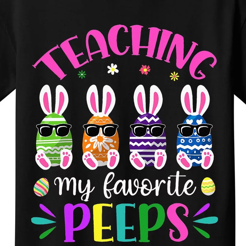 Teaching My Favorite Peeps Easter Day Funny Teacher Presents Kids T-Shirt