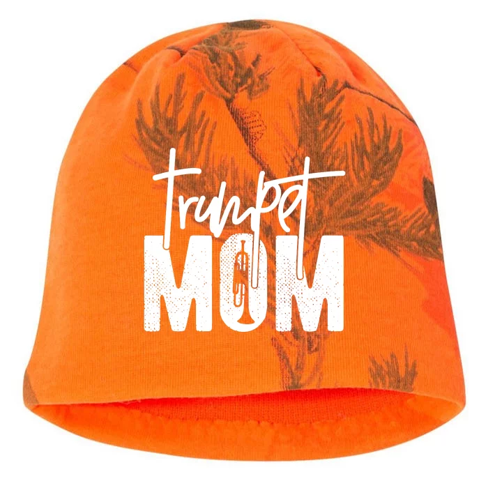 Trumpet Mom Funny Marching Band Mom Trumpet Mother Kati - Camo Knit Beanie