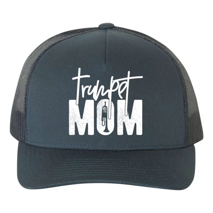 Trumpet Mom Funny Marching Band Mom Trumpet Mother Yupoong Adult 5-Panel Trucker Hat