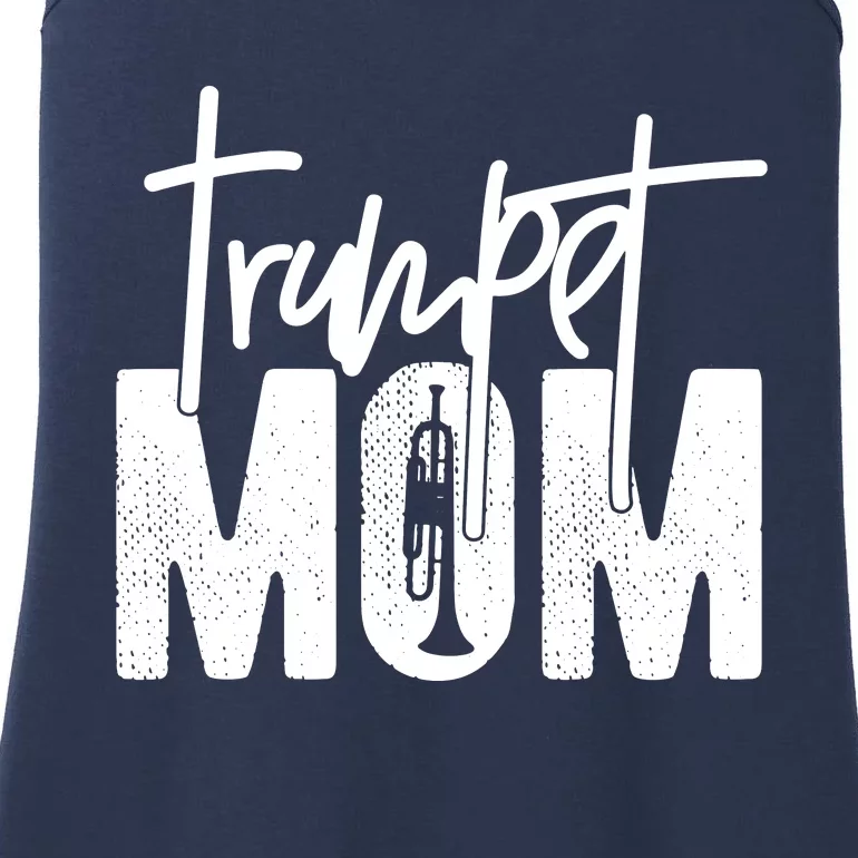 Trumpet Mom Funny Marching Band Mom Trumpet Mother Ladies Essential Tank