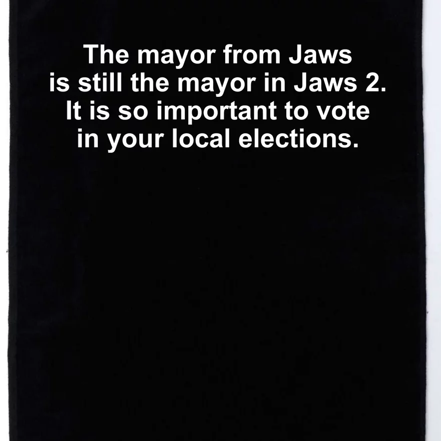 The Mayor From Jaws Is Still The Mayor In Jaws 2 Platinum Collection Golf Towel