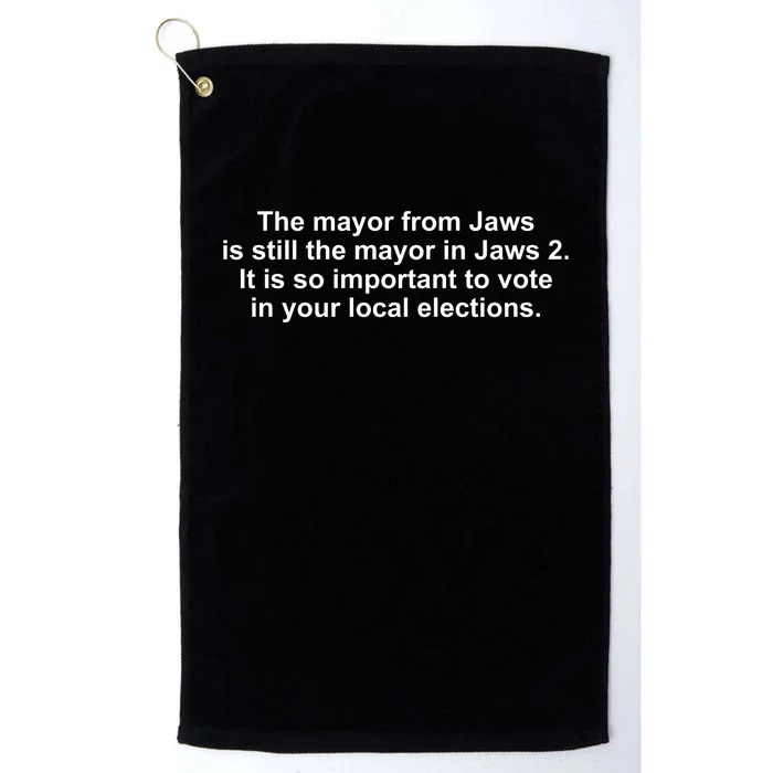 The Mayor From Jaws Is Still The Mayor In Jaws 2 Platinum Collection Golf Towel