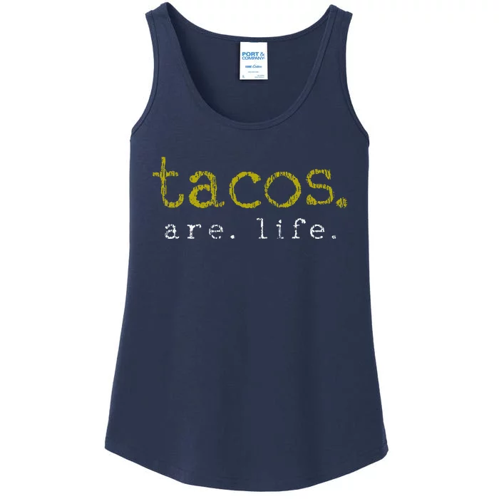 Taco Mexican Food Gift Taco Lover Ladies Essential Tank