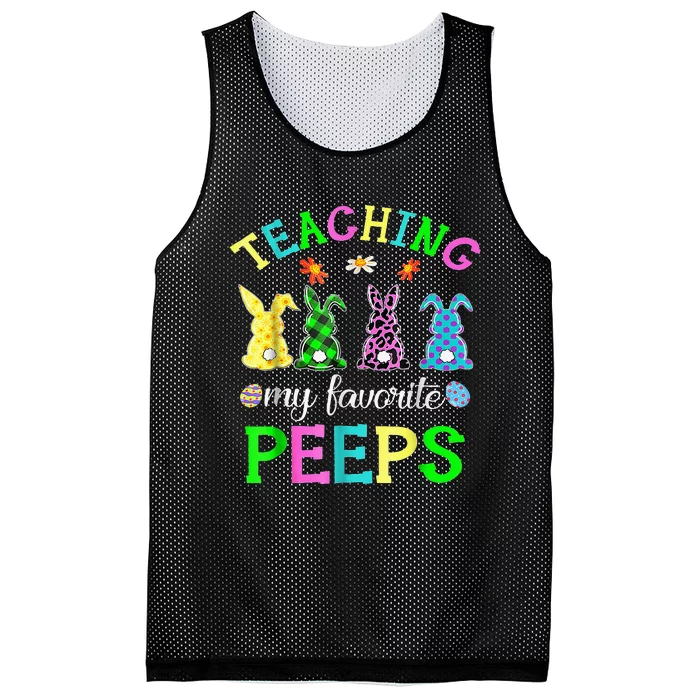 teaching my favorite peeps easter day teacher Mesh Reversible Basketball Jersey Tank