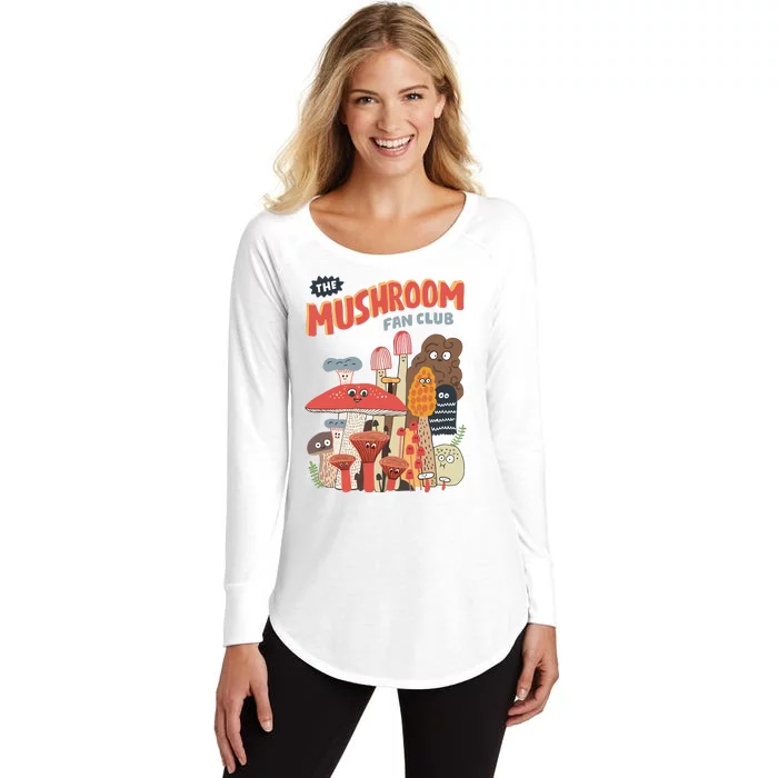 The Mushroom Fan Club Magic Mushroom Women's Perfect Tri Tunic Long Sleeve Shirt